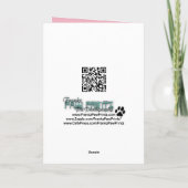 Cartes Pour Fêtes Annuelles Pâques - un certain lapin vous aime - dobermann (Dos)