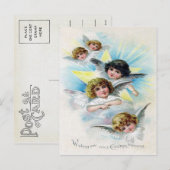 Cartes Pour Fêtes Annuelles Pâques victorienne (Devant / Derrière)