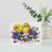 Cartes Pour Fêtes Annuelles Pâques victoriennes (Debout devant)