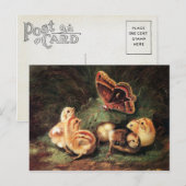 Cartes Pour Fêtes Annuelles Pâques victoriennes (Devant / Derrière)