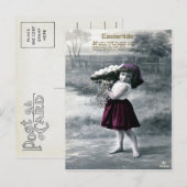 Cartes Pour Fêtes Annuelles Pâques victoriennes (Devant / Derrière)