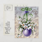 Cartes Pour Fêtes Annuelles Pâques victoriennes (Devant / Derrière)