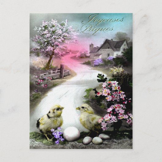 Cartes Pour Fêtes Annuelles Pâques victoriennes (Devant)