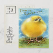 Cartes Pour Fêtes Annuelles Pâques victoriennes (Devant / Derrière)