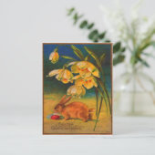 Cartes Pour Fêtes Annuelles Pâques vintage (Debout devant)