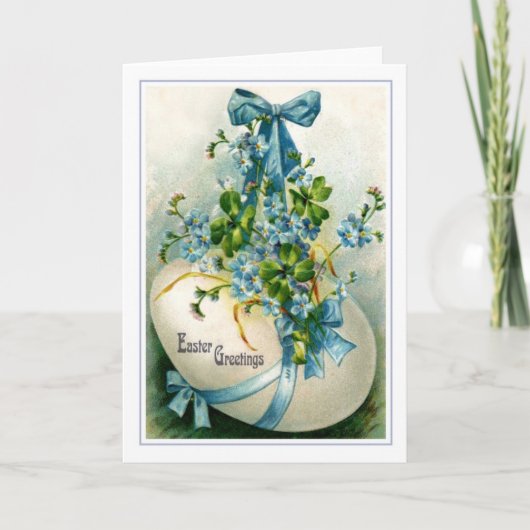 Cartes Pour Fêtes Annuelles Pâques vintage (Devant)