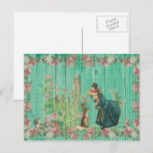 Cartes Pour Fêtes Annuelles Pâques vintage (Devant / Derrière)