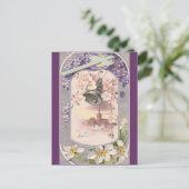 Cartes Pour Fêtes Annuelles Pâques vintage (Debout devant)