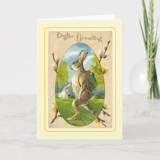 Cartes Pour Fêtes Annuelles Pâques vintage (Devant)