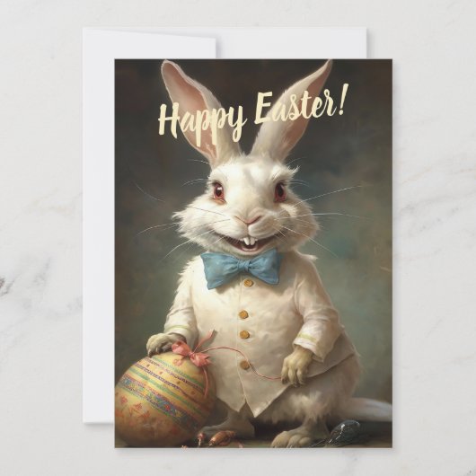 Cartes Pour Fêtes Annuelles Pâques vintage (Devant)