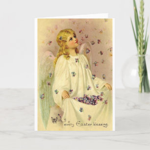 Cartes Pour Fêtes Annuelles Pâques vintages - Bonheur en abondance,