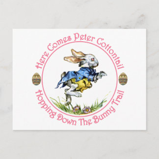 Cartes Pour Fêtes Annuelles Pâques - Voici Peter Cottontail