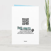 Cartes Pour Fêtes Annuelles Pâques - Weimaraner - Ben (Dos)