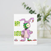Cartes Pour Fêtes Annuelles Pâques Zombie (Debout devant)