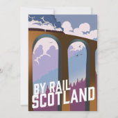Cartes Pour Fêtes Annuelles Par Rail Scotland (Devant)