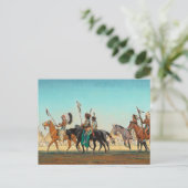 Cartes Pour Fêtes Annuelles Parade des guerriers par Maynard Dixon (Debout devant)