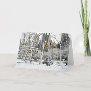 Cartes Pour Fêtes Annuelles Parc Bryant d'hiver