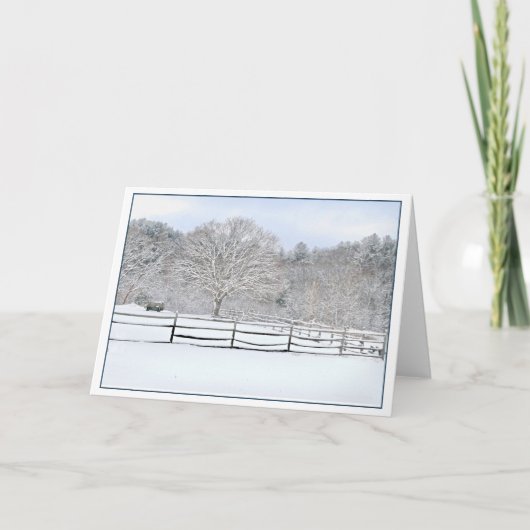 Cartes Pour Fêtes Annuelles Parc du projet Walden Woods (Devant)