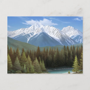 Cartes Pour Fêtes Annuelles Parc national de Banff, Alberta, Canada.