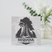 Cartes Pour Fêtes Annuelles Parc national de Sequoia (Debout devant)