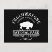Cartes Pour Fêtes Annuelles Parc national de Yellowstone (Devant)