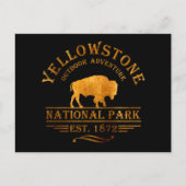 Cartes Pour Fêtes Annuelles Parc national de Yellowstone (Devant)