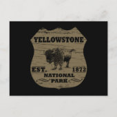 Cartes Pour Fêtes Annuelles Parc national de Yellowstone (Devant)