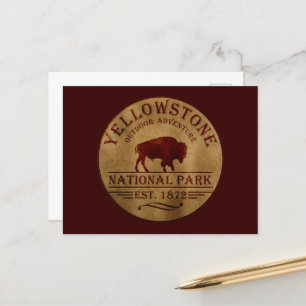 Cartes Pour Fêtes Annuelles Parc national de Yellowstone