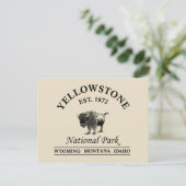 Cartes Pour Fêtes Annuelles Parc national de Yellowstone (Debout devant)