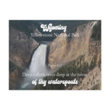 Parc national de Yellowstone Wyoming Psaume 42:7