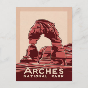 Cartes Pour Fêtes Annuelles Parc national des Arches Red Rock