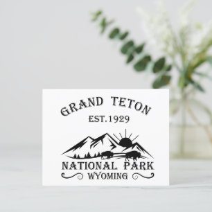 Cartes Pour Fêtes Annuelles Parc national des montagnes du Grand Teton