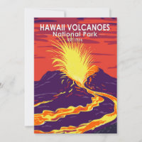 Parc national des volcans d'Hawaii Vintage