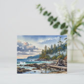 Cartes Pour Fêtes Annuelles Parc national Pacific Rim Canada Voyage (Debout devant)