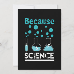 Cartes Pour Fêtes Annuelles parce que la science roche conception biologie, ch