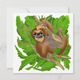 Cartes Pour Fêtes Annuelles Parcelle Silencieuse Se Détendre Dans Un Arbre