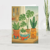 Cartes Pour Fêtes Annuelles Parents de plantes pour les fêtes (Devant)