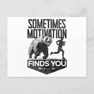 Cartes Pour Fêtes Annuelles Parfois, Motivation Trouve Vous Drôle Courir Motiv