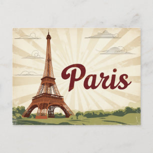 Cartes Pour Fêtes Annuelles Paris vintage
