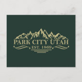 Cartes Pour Fêtes Annuelles Park city Utah (Devant)