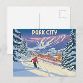 Cartes Pour Fêtes Annuelles Park City Utah (Devant / Derrière)