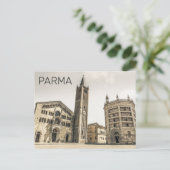 Cartes Pour Fêtes Annuelles Parme Emilia Romagna Piazza del Duomo Italie (Debout devant)