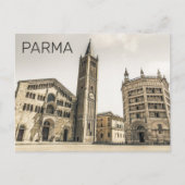 Cartes Pour Fêtes Annuelles Parme Emilia Romagna Piazza del Duomo Italie (Devant)