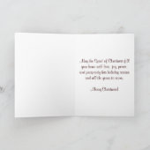 Cartes Pour Fêtes Annuelles Parol de Noël (Intérieur)