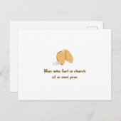 Cartes Pour Fêtes Annuelles Part dans l'église (Devant / Derrière)