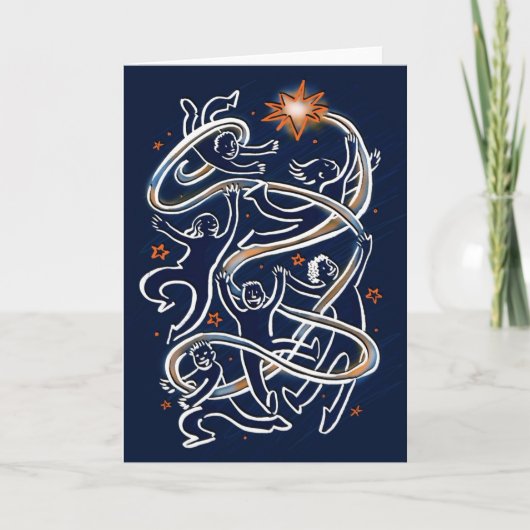 Cartes Pour Fêtes Annuelles partager la joie (Devant)