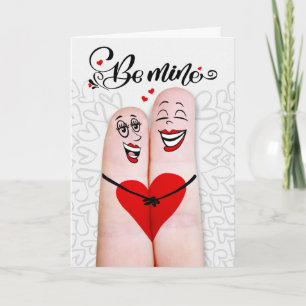 Cartes Pour Fêtes Annuelles Partenaire lesbienne mienne Saint-Valentin Doigt C