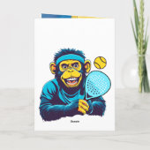 Cartes Pour Fêtes Annuelles Parti Primate Padel (Dos)