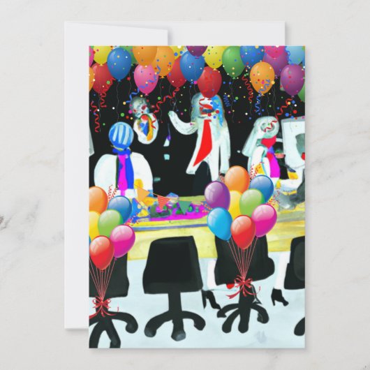 Cartes Pour Fêtes Annuelles Partie Office (Devant)