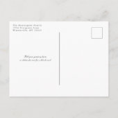 Cartes Pour Fêtes Annuelles Parties scintillant d'argent Festive hiver photo (Dos)